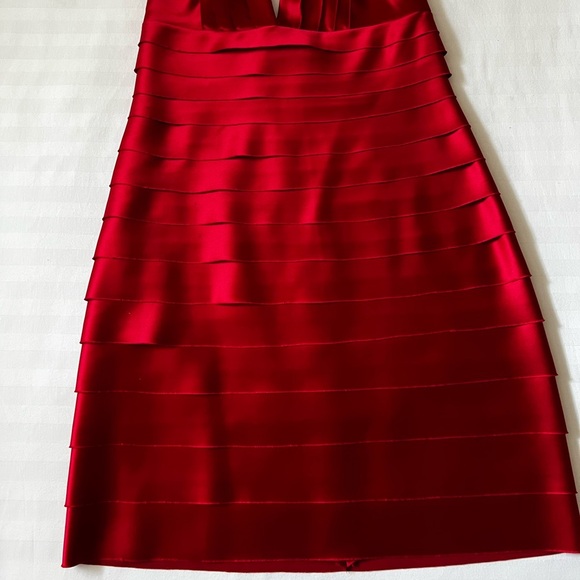 Red Satin Dress - Picture 5 of 5